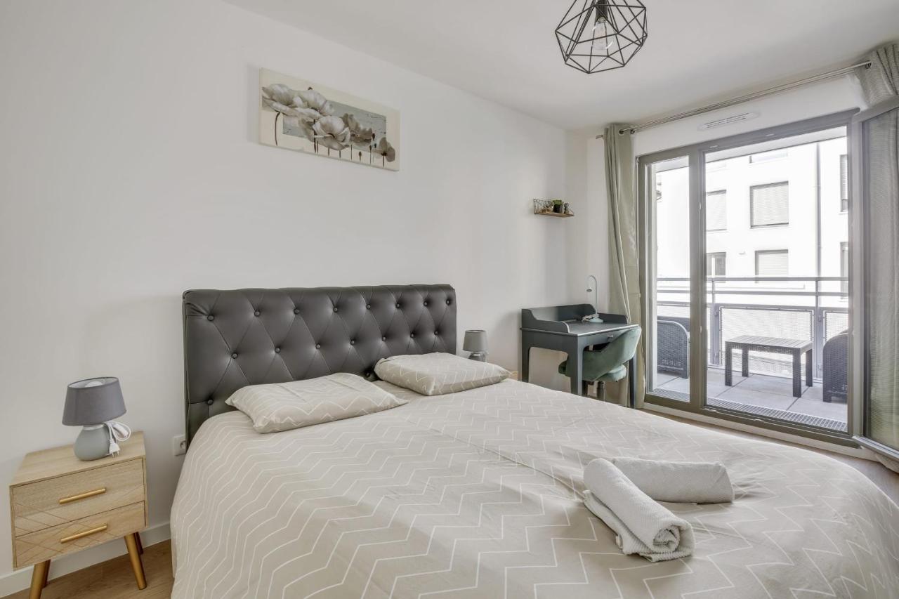Superbe Appartement Avec Balcon Et Parking Proche Paris Saint-Denis  Kültér fotó