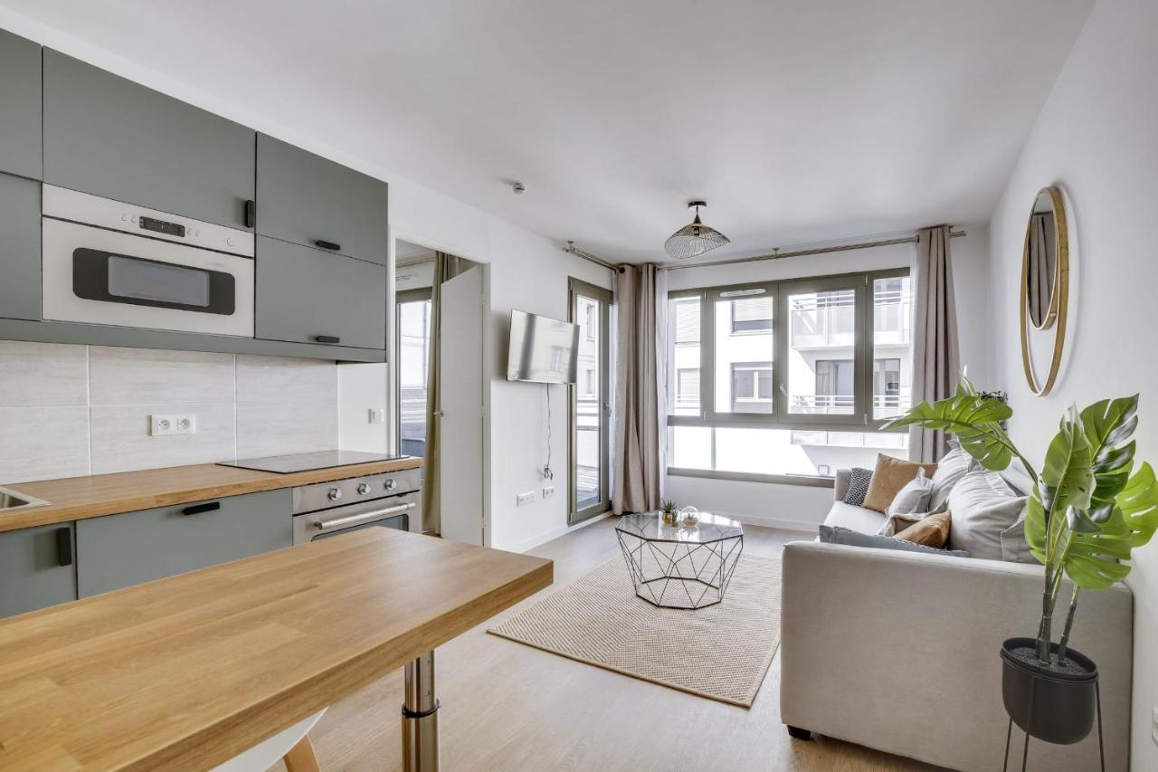 Superbe Appartement Avec Balcon Et Parking Proche Paris Saint-Denis  Kültér fotó